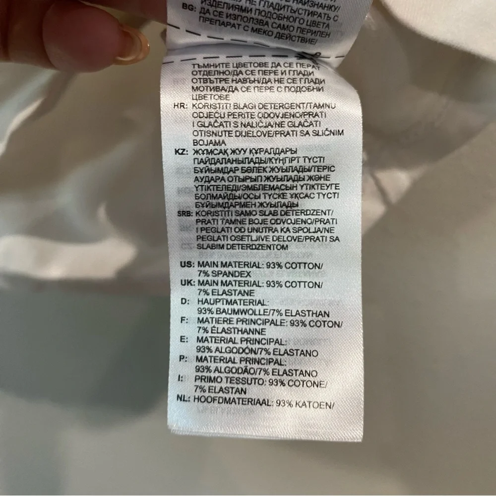 Adidas Logo Crop Top Spaghetti Strap Y2K White Black X-Small - Picture 8 of 8